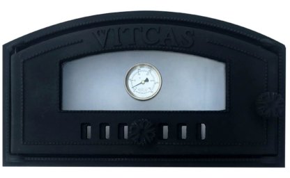 Cooker door prevents heat loss from the cooker