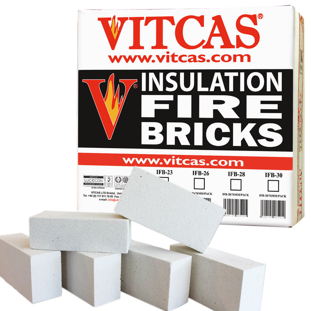 Lighter Smokehouse Construction: Keep Each Layer’s Function Lightweight Vitcas Grade 23 insulating bricks