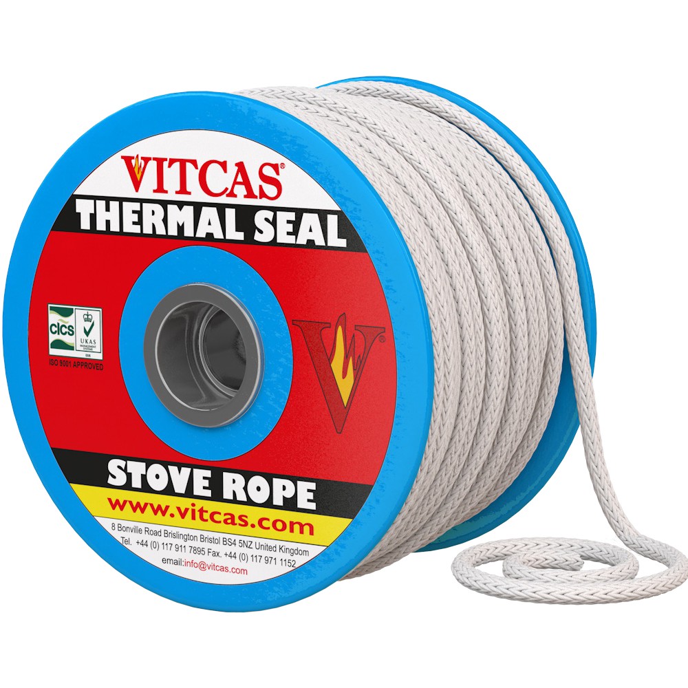 Vitcas glass fibre stove rope for compatible seals